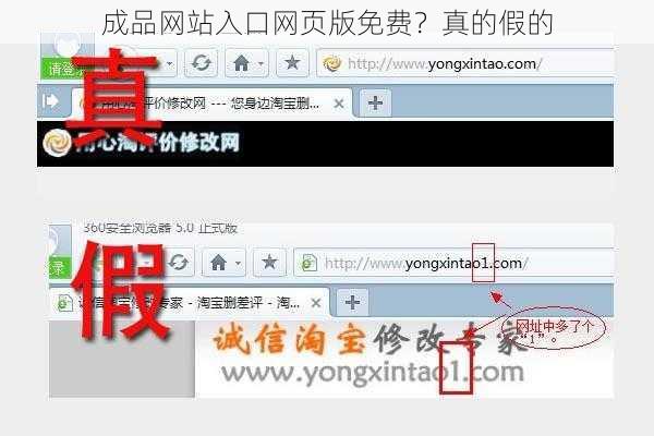 成品网站入口网页版免费？真的假的